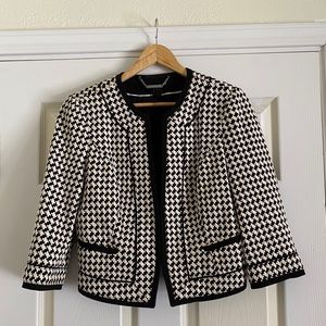 Houndstooth suit jacket